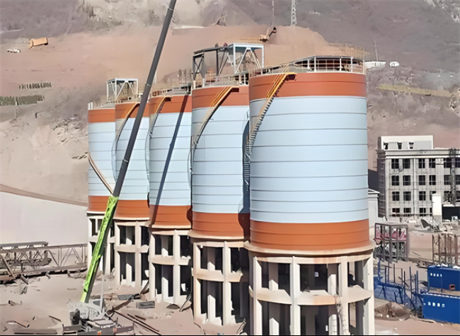 峄城高架钢板仓